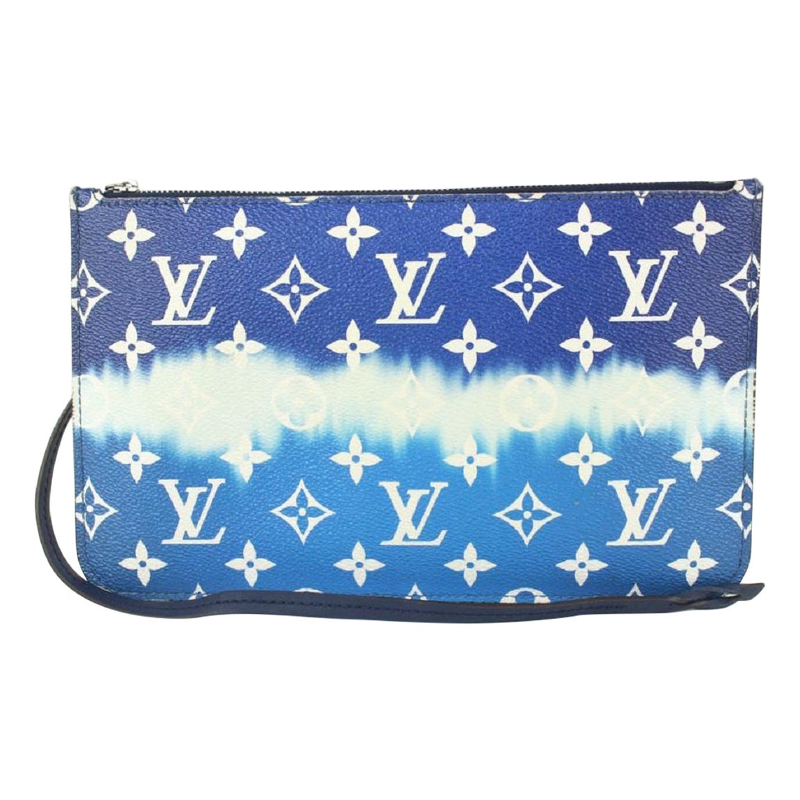 Pochette Louis Vuitton Monograma Azul Gigante Escale Neverfull 824lv45