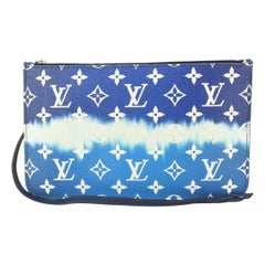 Pochette Louis Vuitton Monograma Azul Gigante Escale Neverfull 824lv45