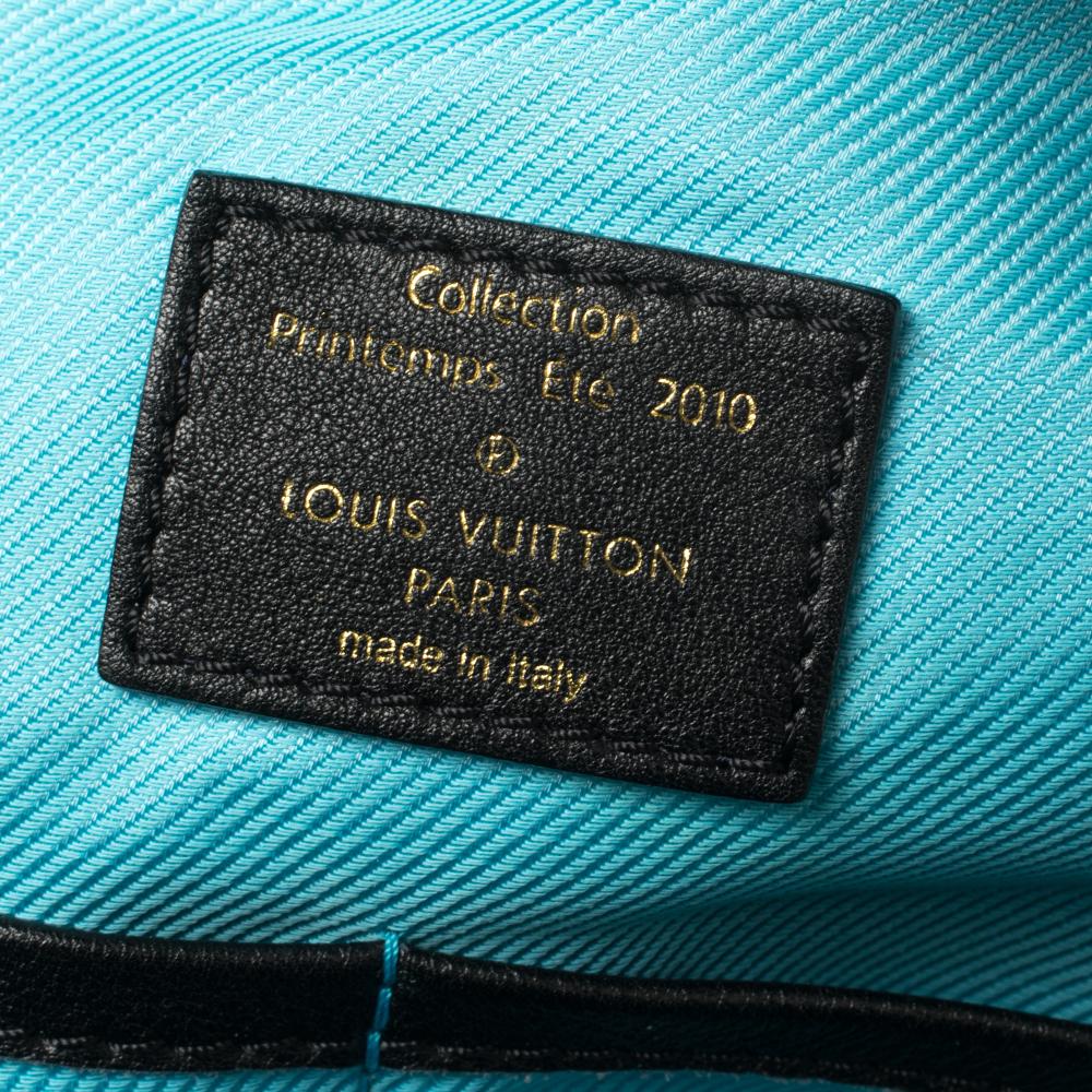 Louis Vuitton Blue Monogram Limited Edition Cheche Tuareg Bag 4