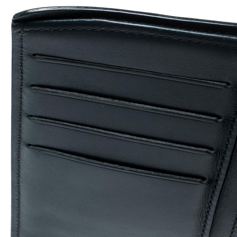 Louis Vuitton Blue Monogram Vernis Leather French Purse 3
