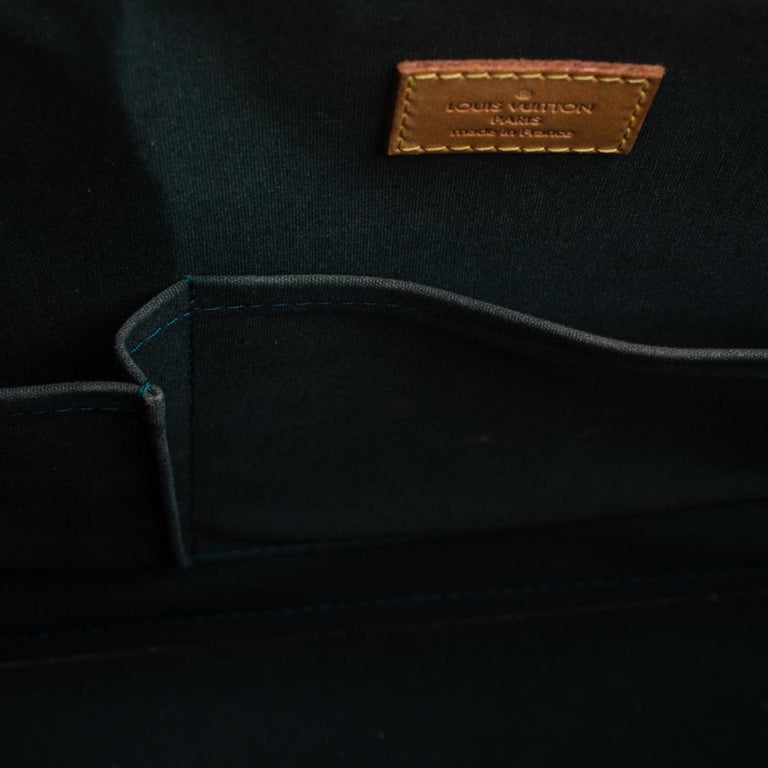 Louis Vuitton Blue Nuit Monogram Vernis Alma GM Bag in 2023