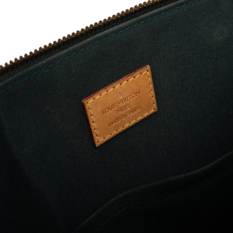 Louis Vuitton Blue Nuit Monogram Vernis Alma GM Bag Louis Vuitton