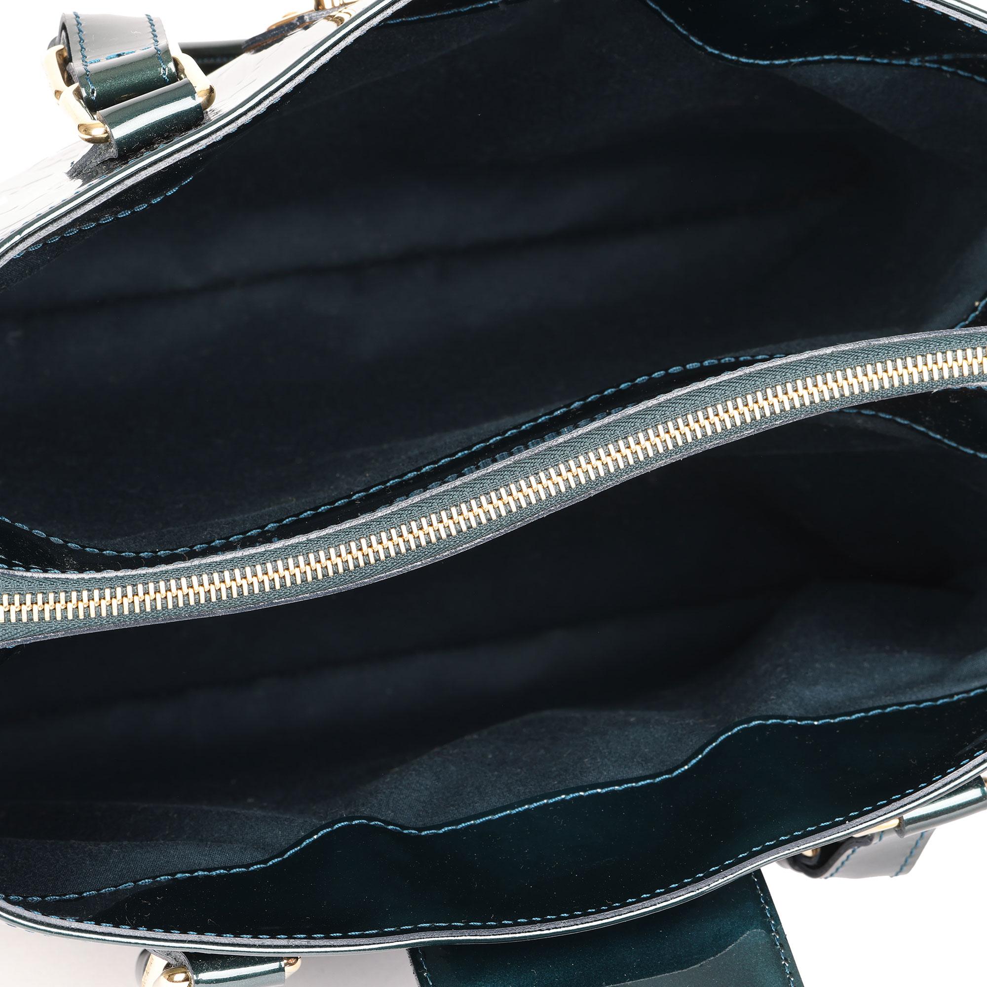 Louis Vuitton Blue Nuit Monogram Vernis Leather Melrose Avenue 6