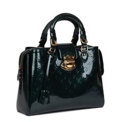Louis Vuitton Blue Nuit Monogram Vernis Leather Melrose Avenue
