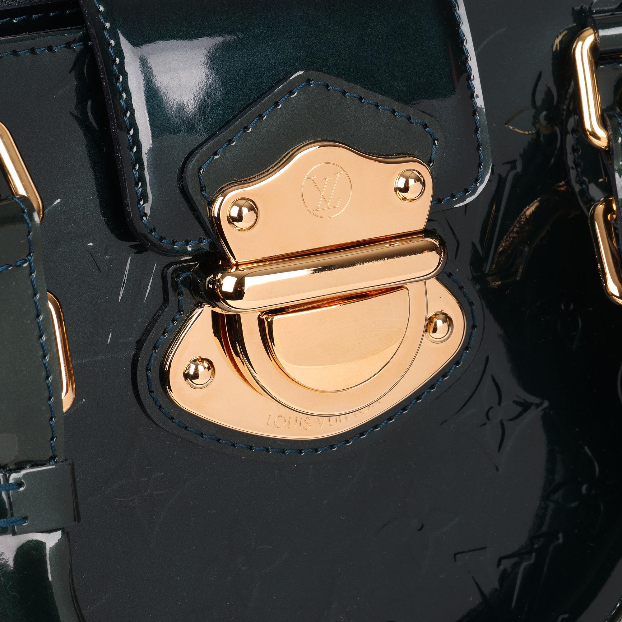 Louis Vuitton Blue Nuit Monogram Vernis Leather Melrose Avenue 2