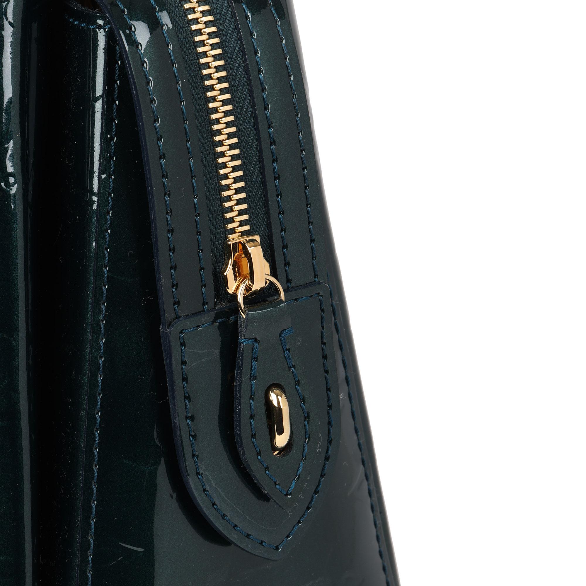 Louis Vuitton Blue Nuit Monogram Vernis Leather Melrose Avenue 3