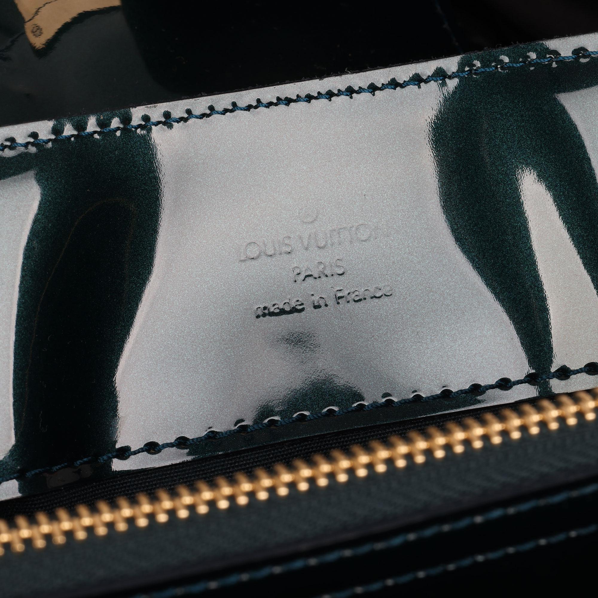 Louis Vuitton Blue Nuit Monogram Vernis Leather Melrose Avenue 4