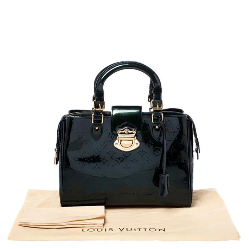 Louis Vuitton Blue Nuit Monogram Vernis Melrose Avenue Bag 8