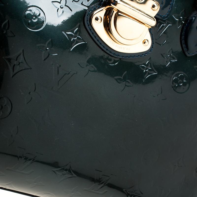 Louis Vuitton Blue Nuit Monogram Vernis Melrose Avenue Bag 2