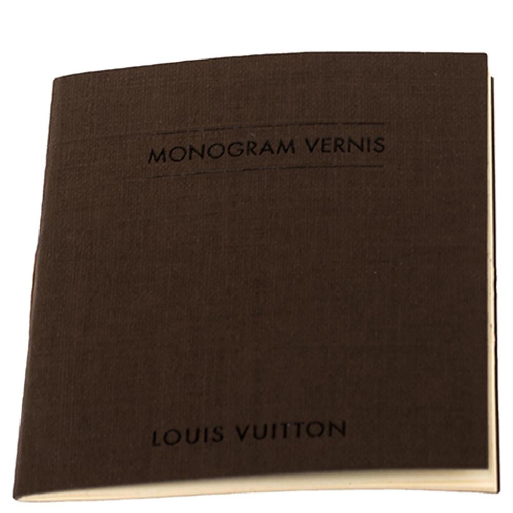 Louis Vuitton Blue Nuit Monogram Vernis Melrose Avenue Bag 2