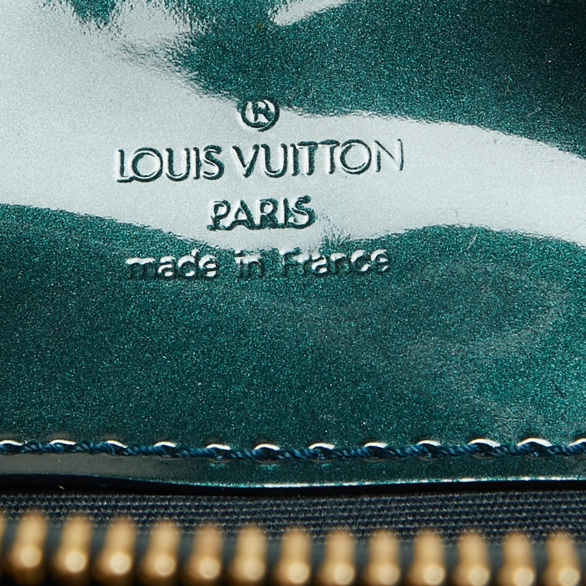 Louis Vuitton Blue Nuit Monogram Vernis Melrose Avenue Bag For Sale 4
