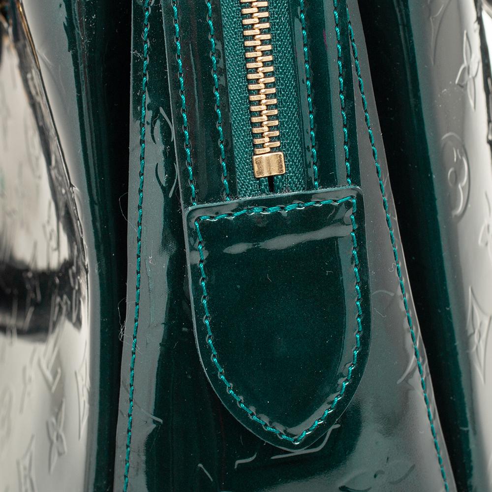 Louis Vuitton Blue Nuit Monogram Vernis Patent Leather Melrose Avenue Bag 8