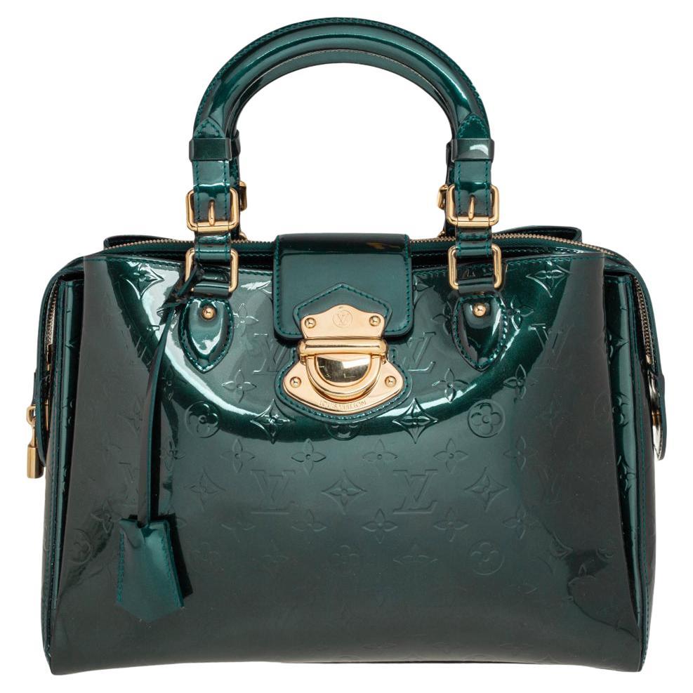 Louis Vuitton Blue Nuit Monogram Vernis Patent Leather Melrose Avenue Bag