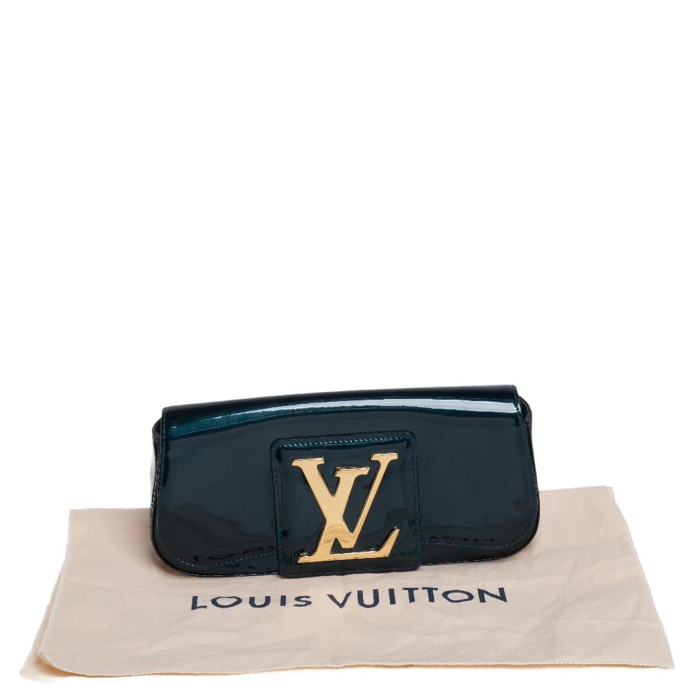 Louis Vuitton Blue Nuit Vernis Sobe Clutch 5