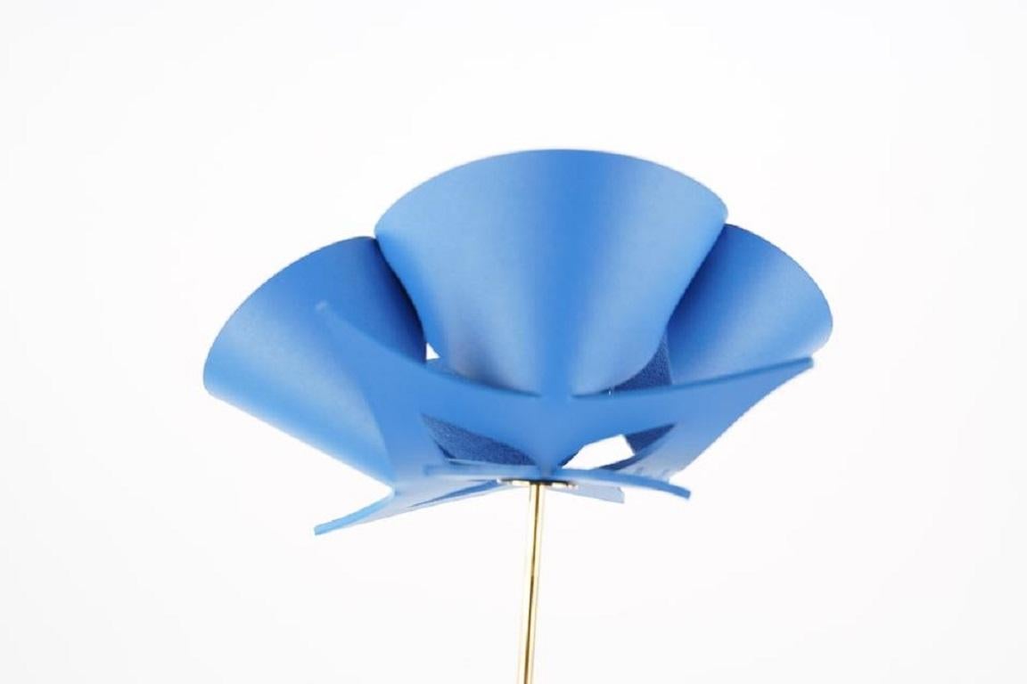 Louis Vuitton Blue Objet Nomades Origami Flower by Atelier Oi 371lvs225 In New Condition For Sale In Dix hills, NY