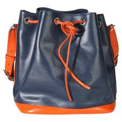 Louis Vuitton Blue Orange Epi Petit Noe NM