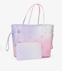 Louis Vuitton Blue & Pink Ombre Monogram Canvas Spring In The City Neverfull MM