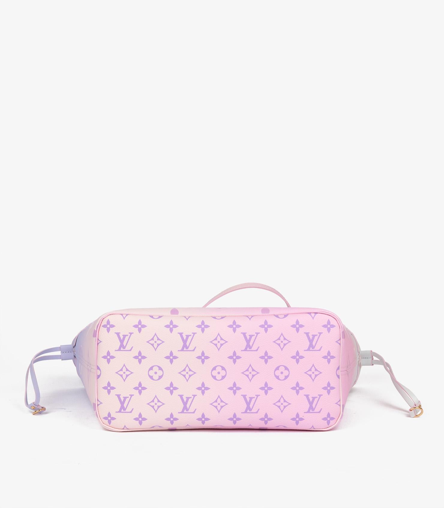 Louis Vuitton Blue & Pink Ombre Monogram Canvas Spring In The City Neverfull MM 1