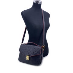 Louis Vuitton Blue Red Monogram Empreinte Pochette Metis Shoulder Bag