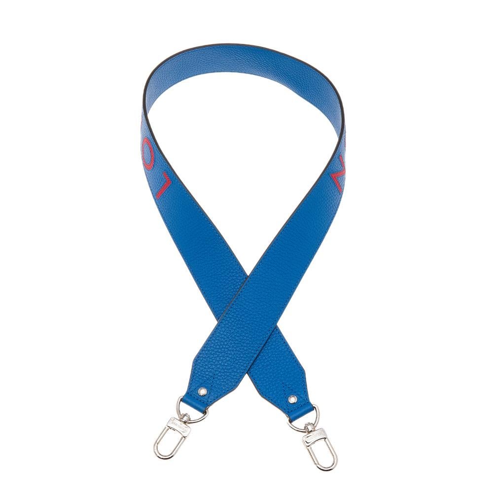 blue louis vuitton strap