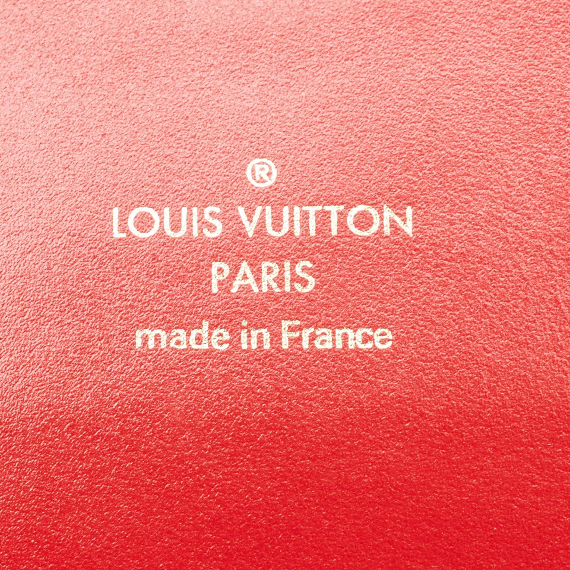 Louis Vuitton Blue/Rouge Damier and Monogram Patchwork Denim Denim Flore Wallet  2