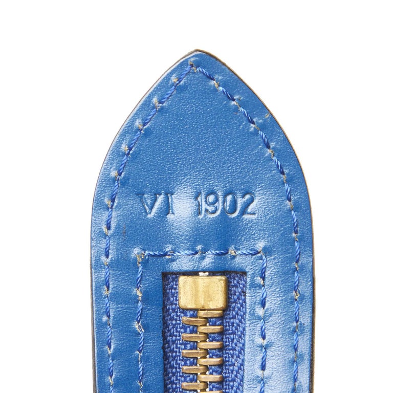 Louis Vuitton Blue Saint Jacques Shoulder Bag For Sale 3