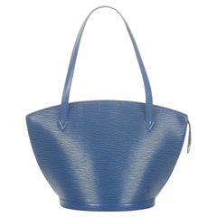 Used Louis Vuitton Blue Saint Jacques Shoulder Bag