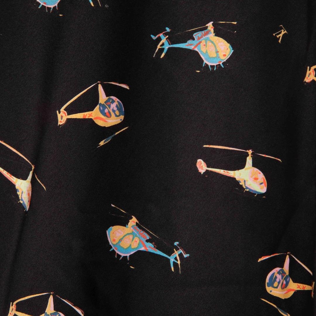 Louis Vuitton Blue Silk Helicopter Scarf In Good Condition In London, GB