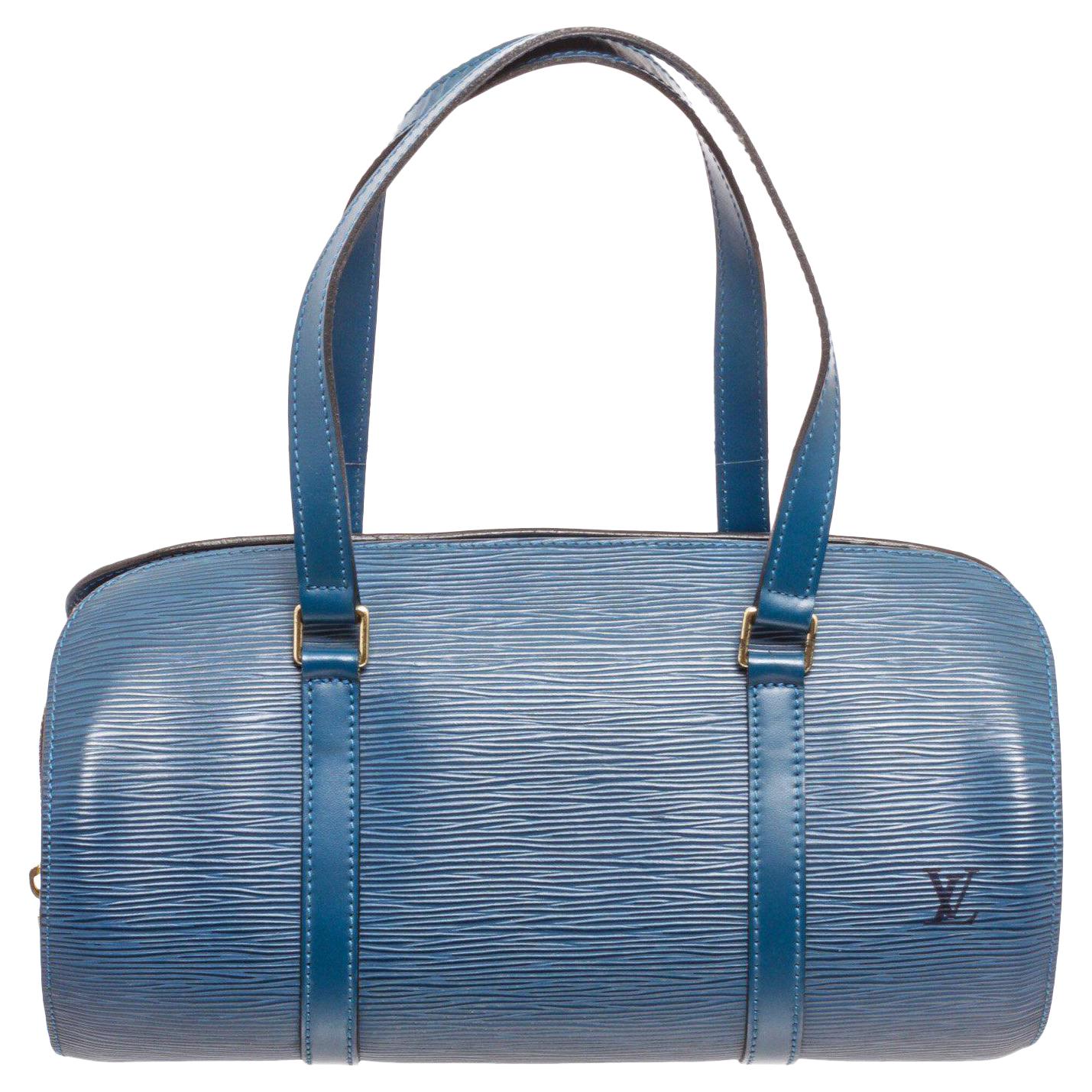 Louis Vuitton Blue Soufflot Shoulder Bag