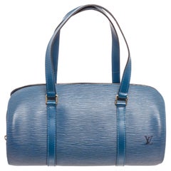 Blaue Soufflot-Umhängetasche von Louis Vuitton