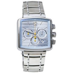 Louis Vuitton Blue Stainless Steel Speedy Q2121 Men's Wristwatch 40 mm
