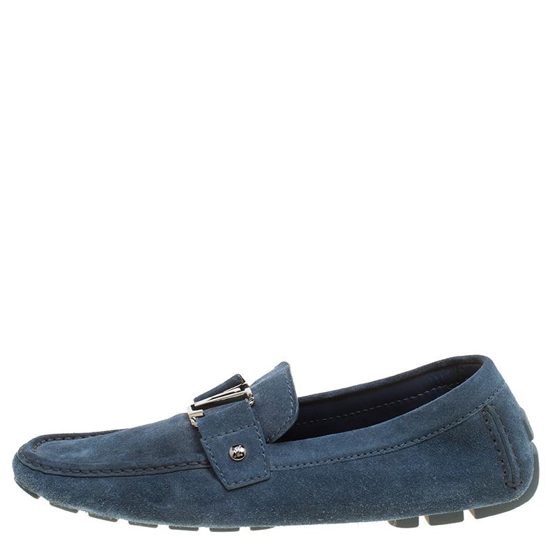 Louis Vuitton Blue Suede Monte Carlo 