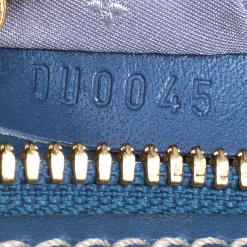 Louis Vuitton Blue Suhali Leather L'Epanoui PM Bag 3
