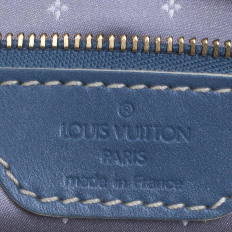 Louis Vuitton Blue Suhali Leather L'Epanoui PM Bag 4