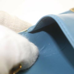 Blaue Suhali-Leder Agenda PM-Zifferblatthülle, blau  863363