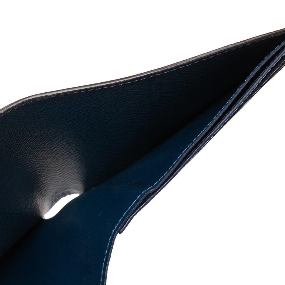 Louis Vuitton Blue Taiga Leather Multiple Wallet 6