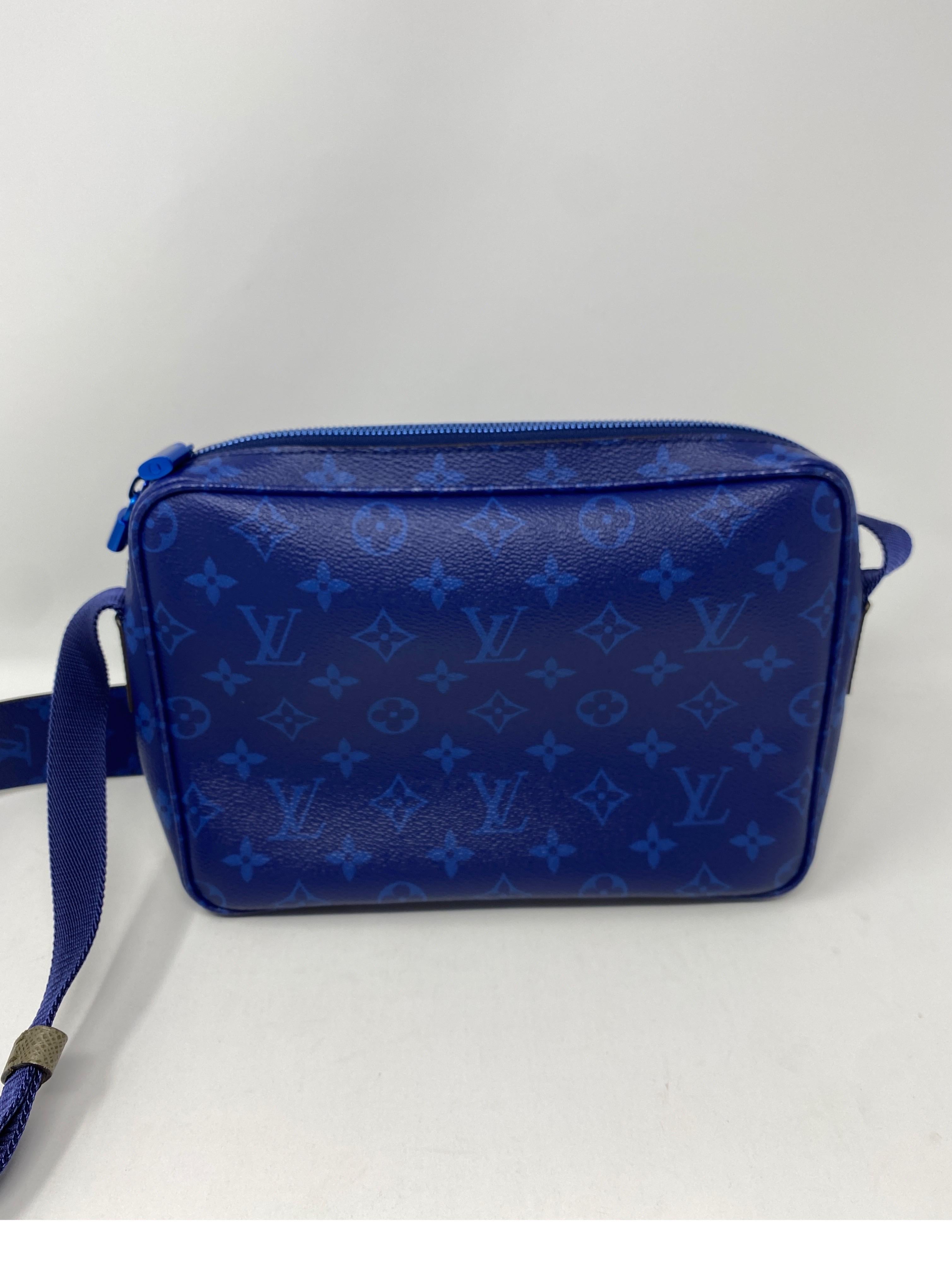 Louis Vuitton Blue Taigarama Monogram Outdoor Bag 7