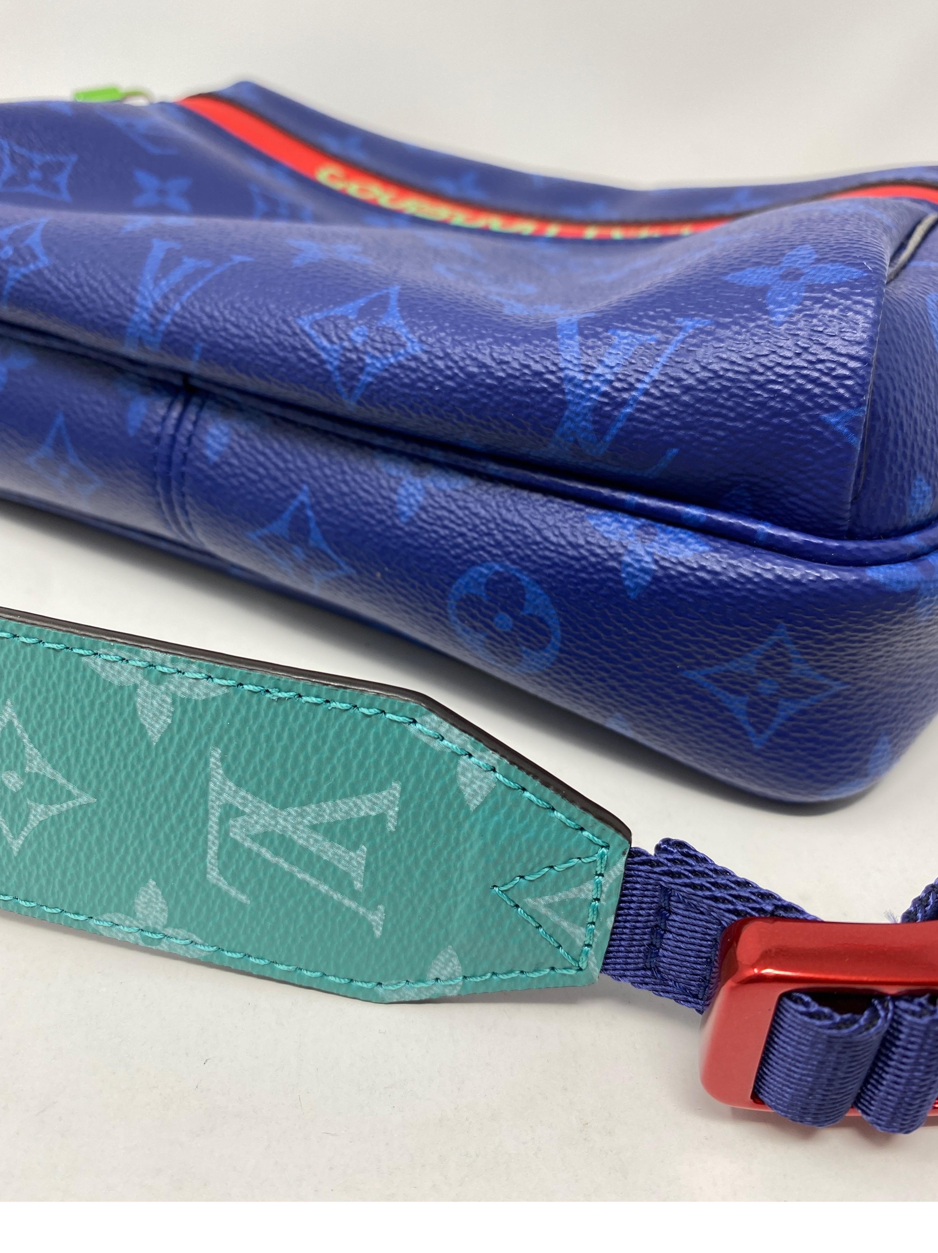 Louis Vuitton Blue Taigarama Monogram Outdoor Bag 10