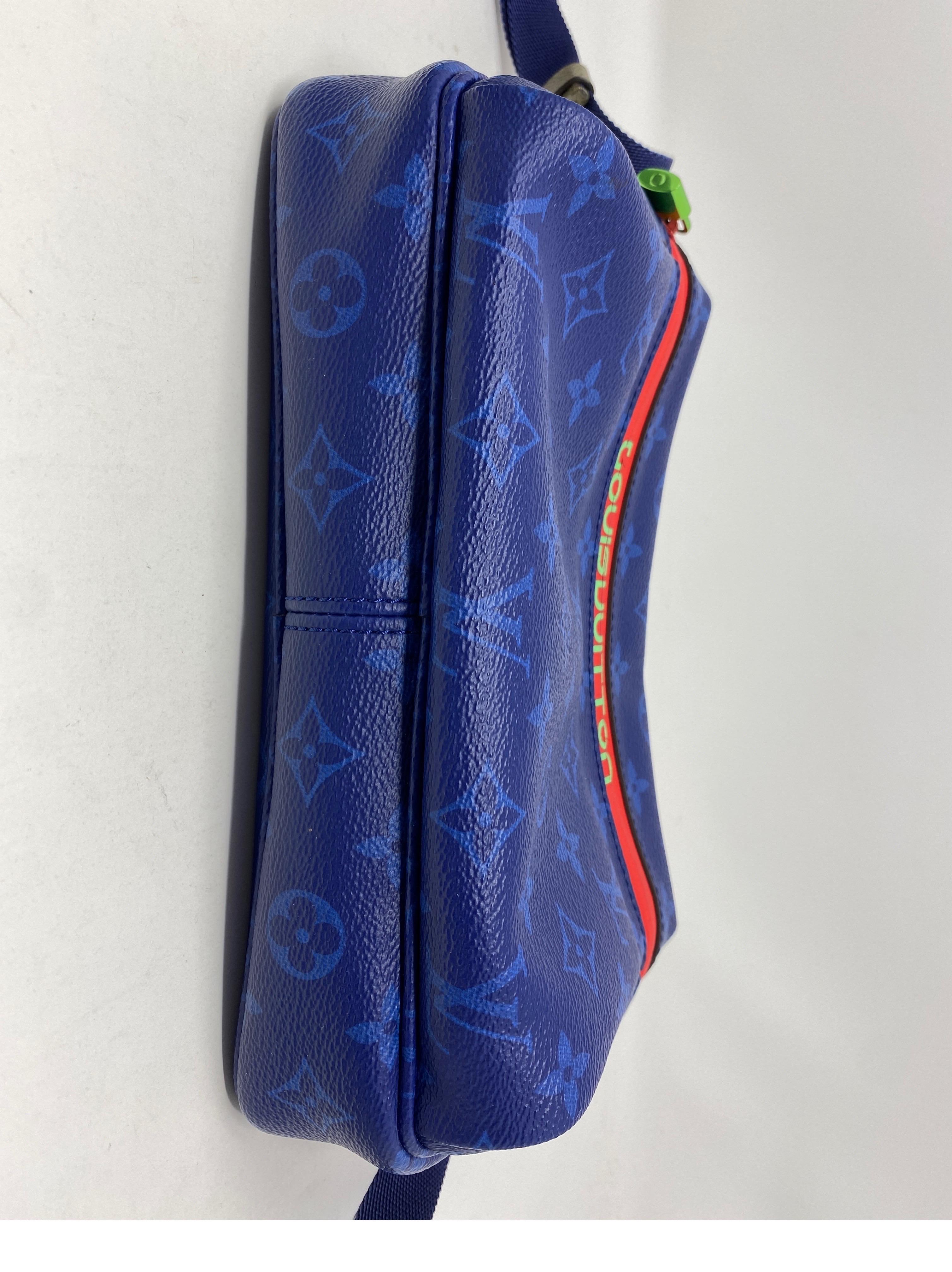 Louis Vuitton Blue Taigarama Monogram Outdoor Bag 11