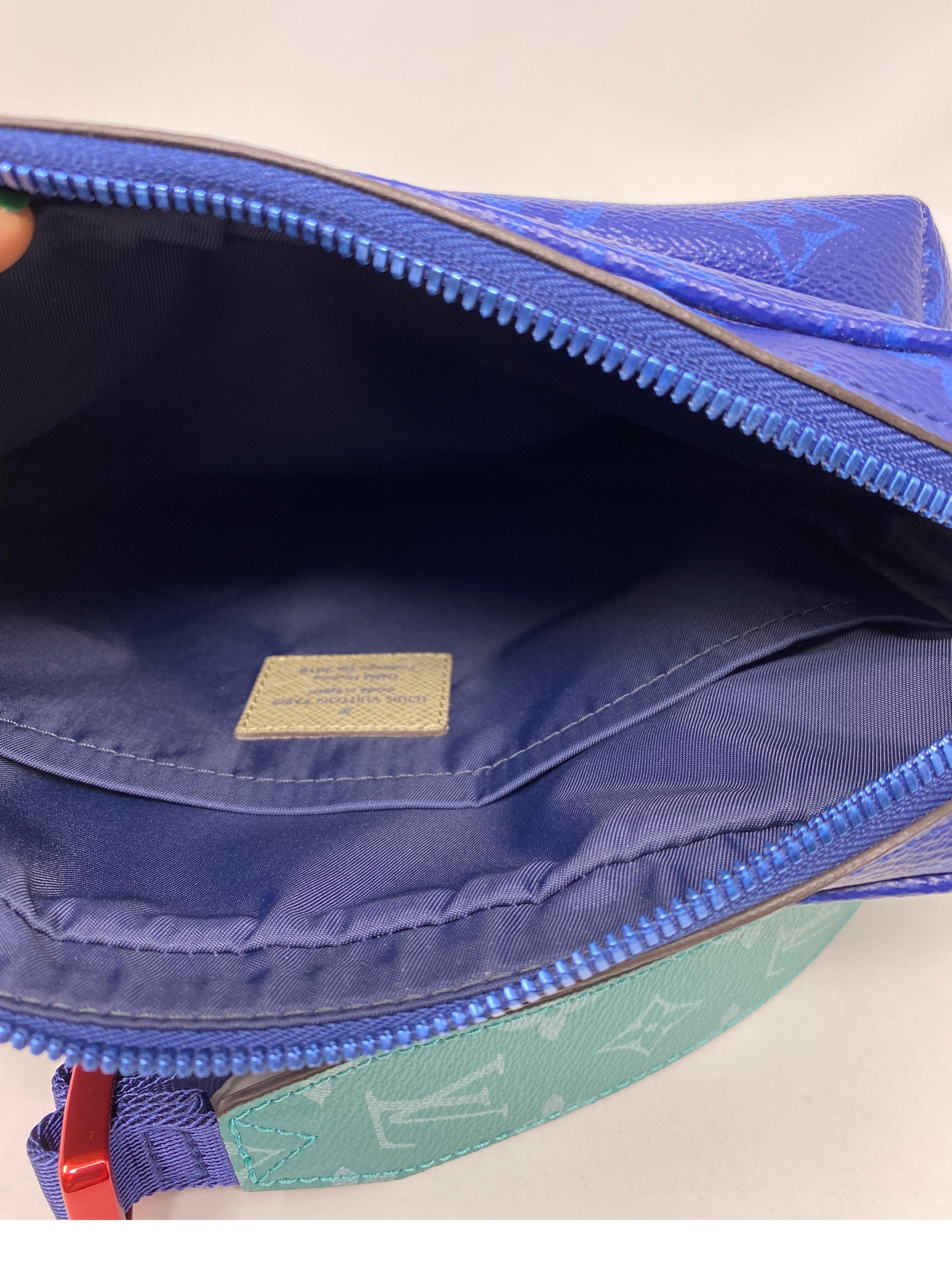 Louis Vuitton Blue Taigarama Monogram Outdoor Bag 12