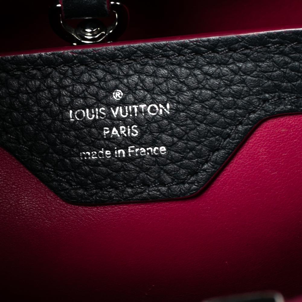Louis Vuitton Blue Taurillon Leather Capucines BB Bag 3