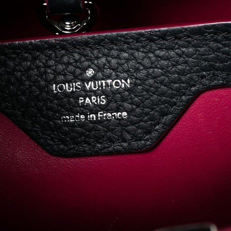 LOUIS VUITTON CAPUCINES BB PEBBLE TAURILLON LEATHER BAG – BLuxe Boutique
