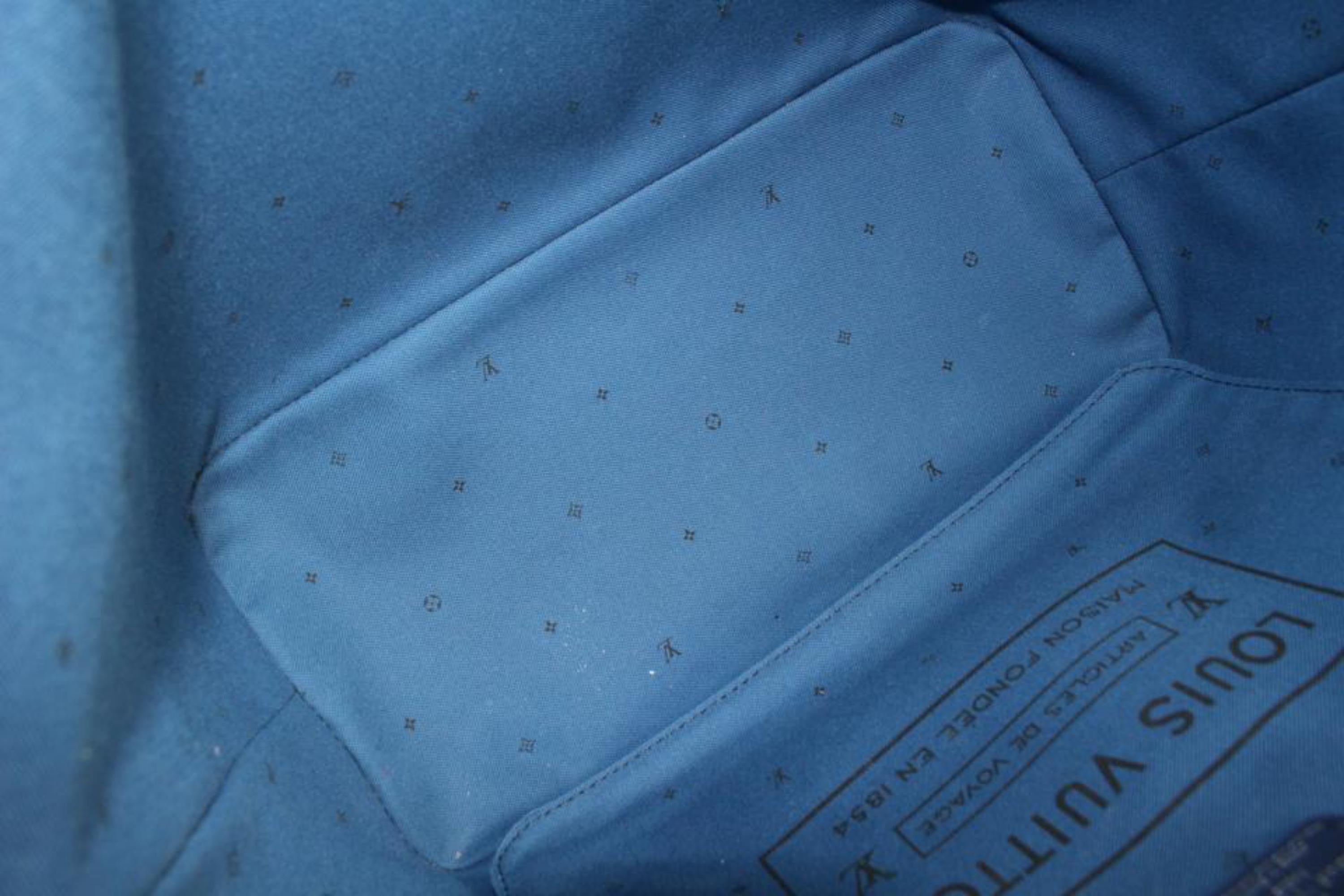 Louis Vuitton Blue Tie Dye Monogram Escale Neverfull MM Tote 15lk69s 3