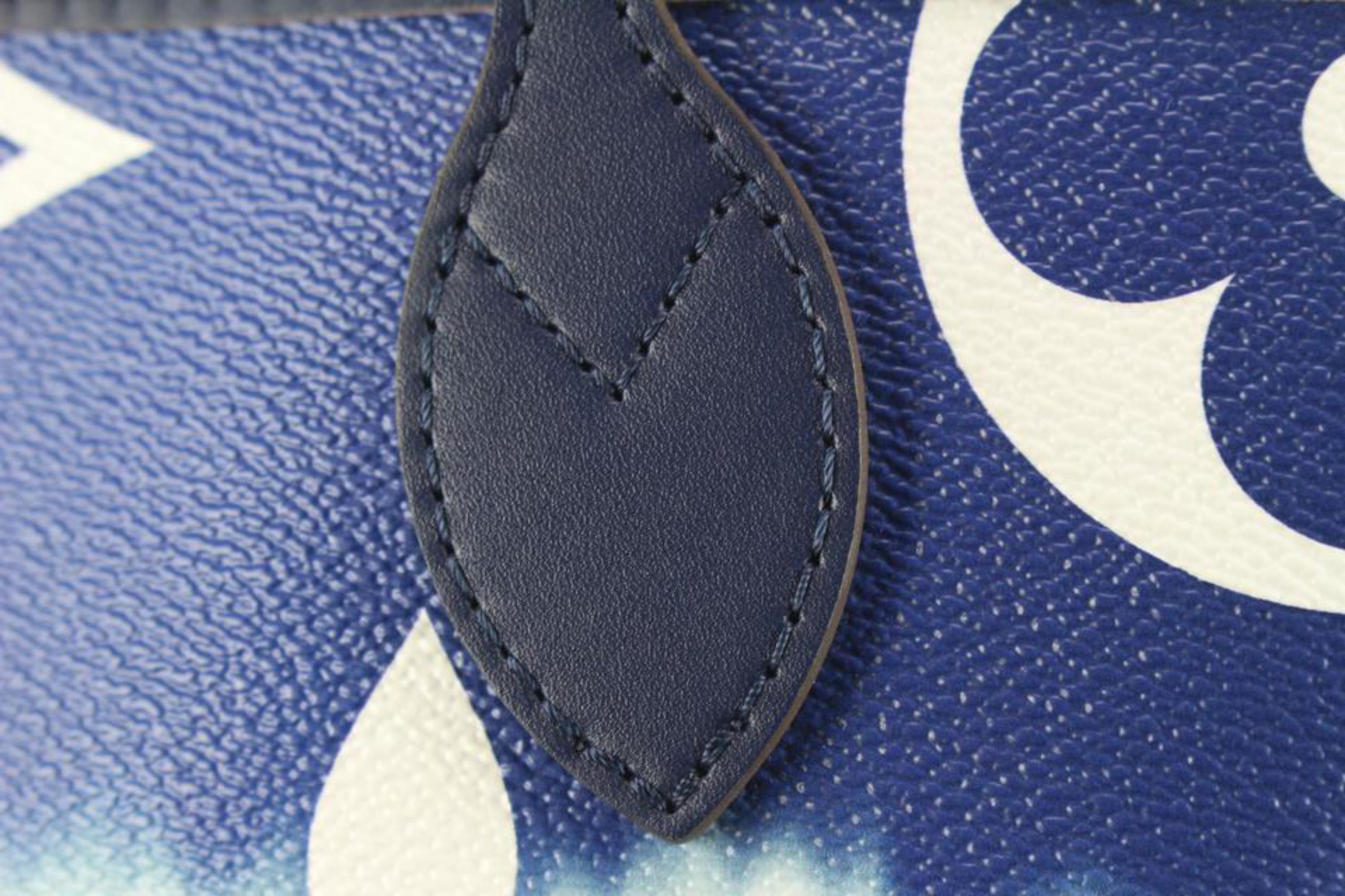 blue tie dye louis vuitton bag