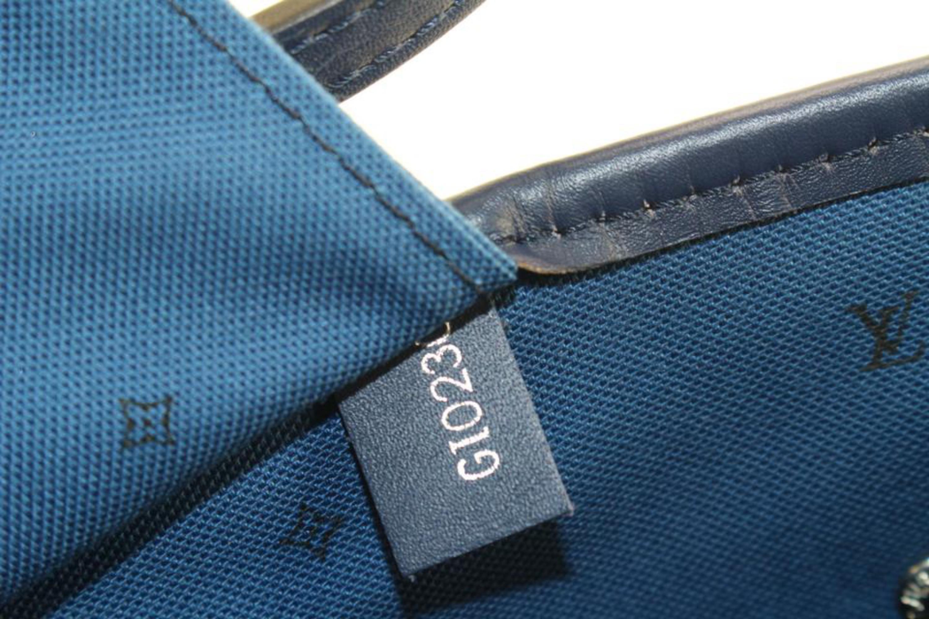 Louis Vuitton Blue Tie Dye Monogram Escale Neverfull MM Tote 15lk69s 2