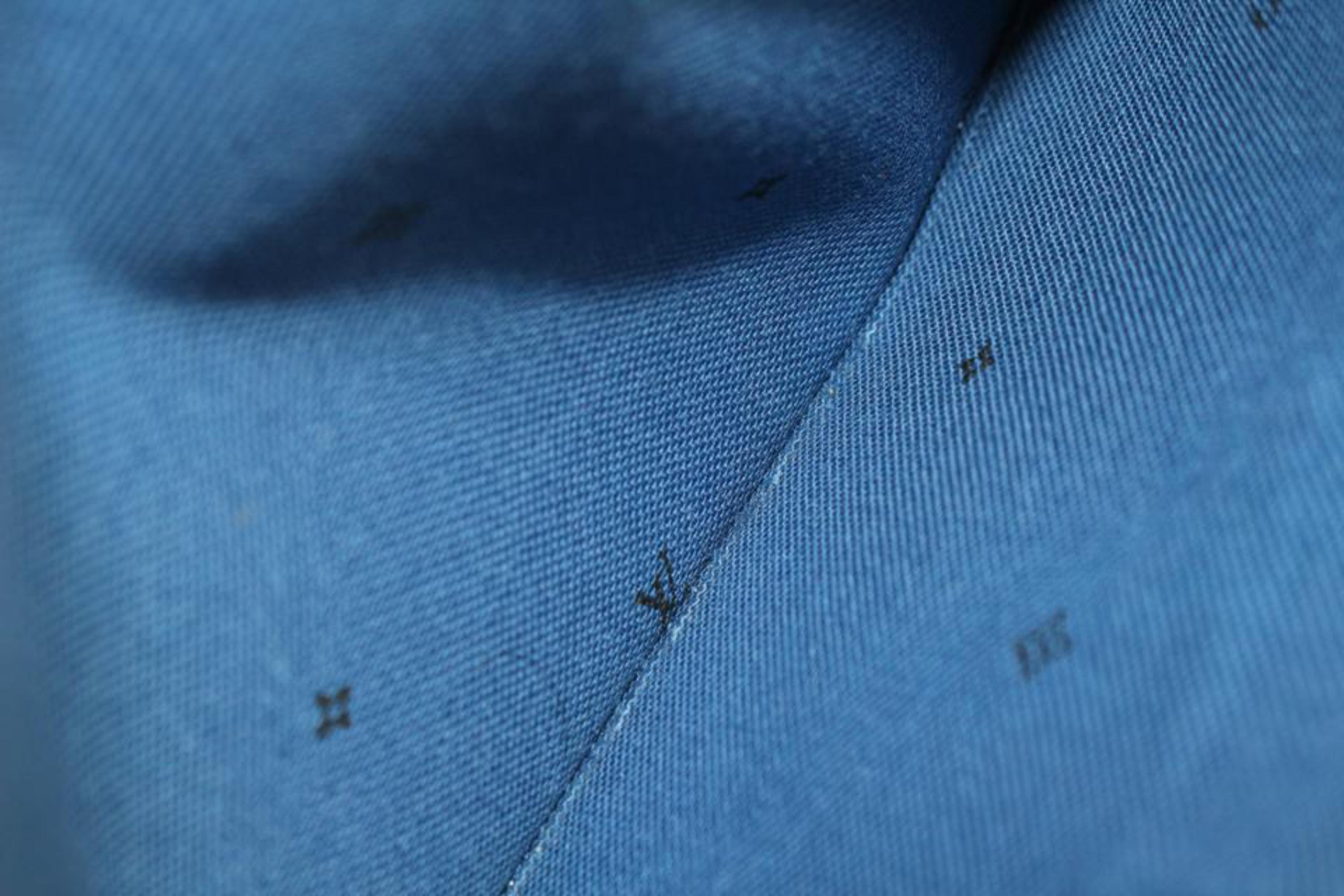 Louis Vuitton Blue Tie Dye Monogram Escale Neverfull Pochette MM or GM 14lk69s 4