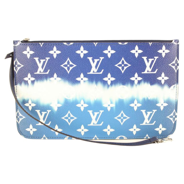 Louis Vuitton Blue Tie Dye Monogram Escale Neverfull Pochette MM