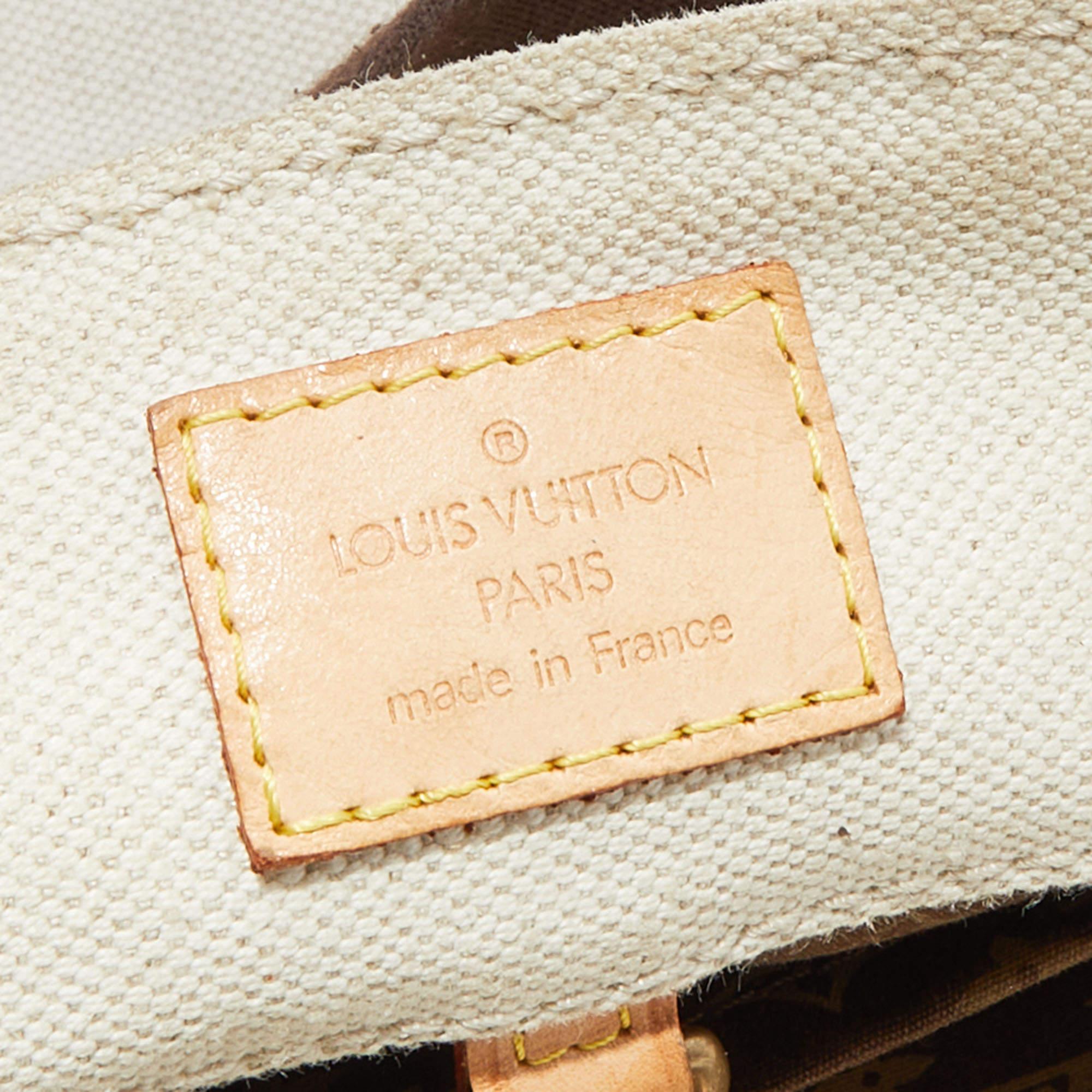 Blaue Toile Globe Shopper Cabas Limited Edition MM Tasche von Louis Vuitton 3