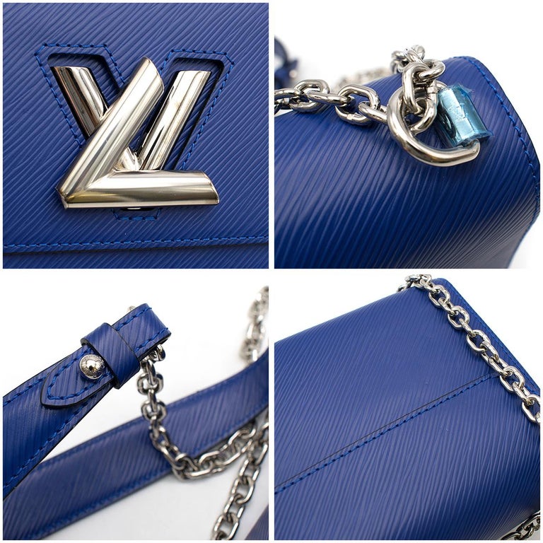 Louis Vuitton Pink Purple & Blue Gradient EPI Leather PM Twist Shoulder Bag