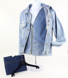 Louis Vuitton Blue (Ultra Rare) Runway Virgil Abloh Ss19 Xix 13lz1023 Jacket